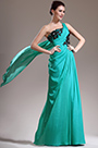 New Charming One Diagonal Shoulder Evening Dress
