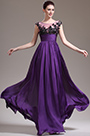New Stunning Purple Evening Dress Prom Gown