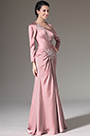 2014 Neu Pink Crepe Satin Bolero 2 Stück Formal Kleid