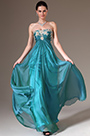 Embroidered Strapless Sweetheart A-Line Prom Dress