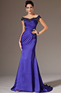 Off-Shoulder Sheath Evening Gown