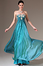 Embroidered Strapless Sweetheart A-Line Prom Dress