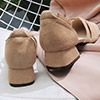 Simple Suede Toe Closed Pointed Flat Shoes