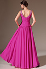 2014 Neu V-Ausschnitt Perlen A-Line Prom Abendkleid