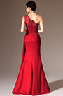2014 Nouveaué Rouge Une Bretelle Dentelle Robe de Soirée/ Gala