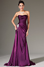 Simple Strapless Formal Evening Gown