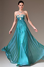 Embroidered Strapless Sweetheart A-Line Prom Dress