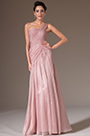 Simple One-Shoulder Pleated A-Line Prom Dress