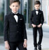 Black Boys Suits Children Wedding Tuexdo