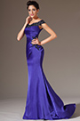 Off-Shoulder Sheath Evening Gown