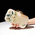 Women Embroidered Evening Party Clutch