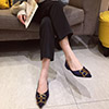 Fashion Suede Toe Closed Pointed Flat Shoes