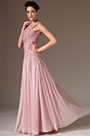 Simple One-Shoulder Pleated A-Line Prom Dress