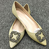 Shiny Beadings Toe Closed Rhinestone Shoes