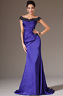 Off-Shoulder Sheath Evening Gown