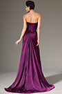 Simple Strapless Formal Evening Gown