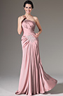 2014 Neu Pink Crepe Satin Bolero 2 Stück Formal Kleid