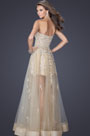 Chic Sweetheart Lace Applique Tulle Party Prom Dress