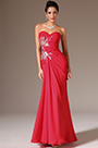 2014 Neu Rot Trägerlos Süß Herz Spitze Ball/Abendkleid