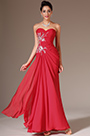 2014 Neu Rot Trägerlos Süß Herz Spitze Ball/Abendkleid
