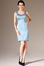 2014  New Light Blue Satin Jacket 2 Piece Mother of the Bride Dress
