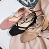 Simple Suede Toe Closed Pointed Flat Shoes