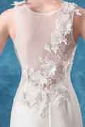 Sexy Halter Lace Back Long Wedding Bridal Dress