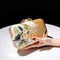 Women Embroidered Evening Party Clutch