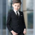 Black Boys Suits Children Wedding Tuexdo