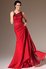 2014 Nouveaué Rouge Une Bretelle Dentelle Robe de Soirée/ Gala