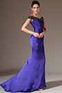Off-Shoulder Sheath Evening Gown