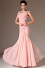 2014 Nouveauté Robe de Bal/ Robe de Soirée Perlée Rose