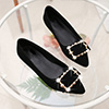 Fashion Suede Toe Closed Pointed Flat Shoes