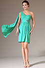 2014 Novedad Verde Solo Hombro Vestido de Fiesta/Cóctel