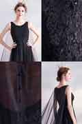 Noire Elégante Robe de Bal Robe de Soirée