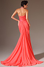 Beaded Halter Sweetheart High Slit Evening Gown