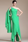 Adorable Green One Strap Evening Dress Prom Dress