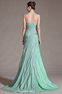 Stunning Green Strapless Evening Gown