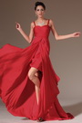 Red Simple Evening Dress Prom Gown