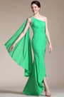 Adorable Green One Strap Evening Dress Prom Dress