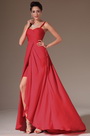 Red Simple Evening Dress Prom Gown