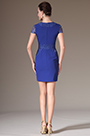 2014 Neu Blau Spitze Cocktail Kleid Tag Kleid