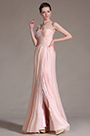 2014 Neu Pink Stilvoll Lace Stickerei Abendkleid