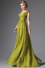 2014 Neu Militär Grün V-Ausschnitt Abendkleid Prom Formal Gown