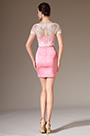 2014 Новое Розовое Тюлевое Коктейльное Платье