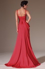 Red Simple Evening Dress Prom Gown