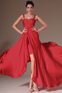 Red Simple Evening Dress Prom Gown