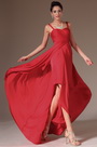 Red Simple Evening Dress Prom Gown