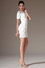 2014 Neu Overlace Jacquard Cocktail Kleid Tageskleid