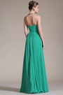Green Strapless Pleated Evening Dress/Bridesmaid Dress
